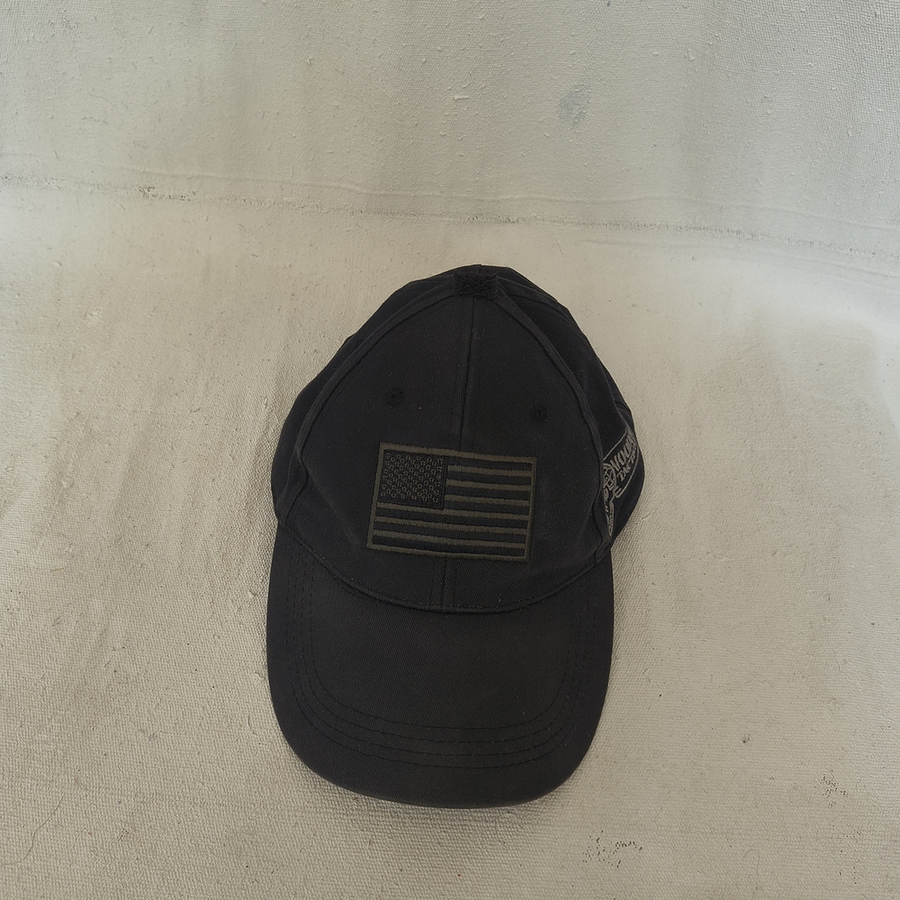 Men's Adjustable Black Flag Embroidered Cap By Voodoo Tactical